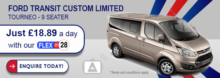 transit custom mini bus rental wigan