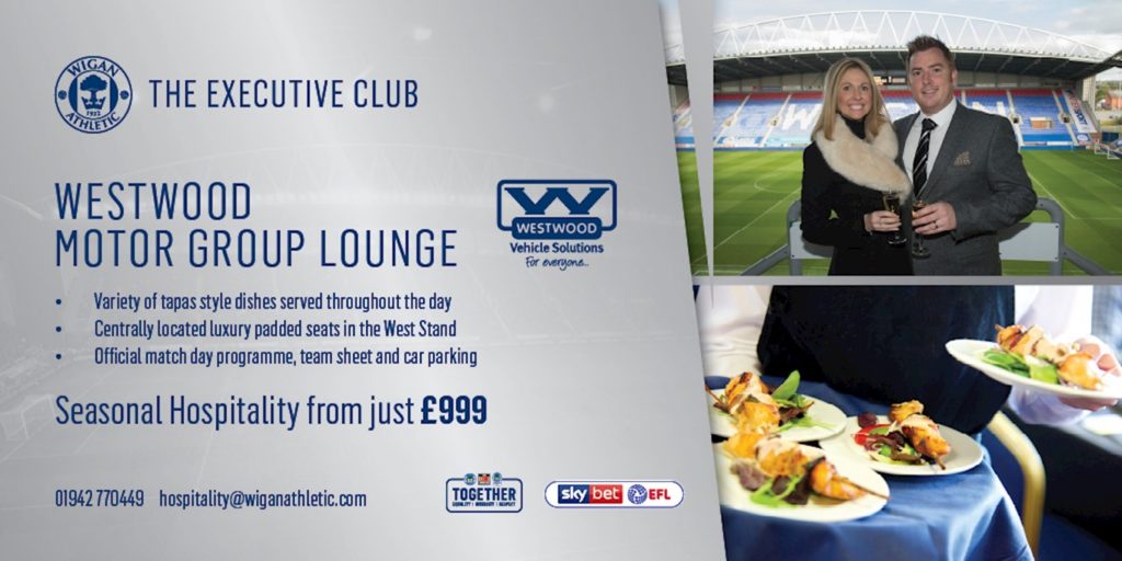 Wigan Athletic Match Day Hospitality