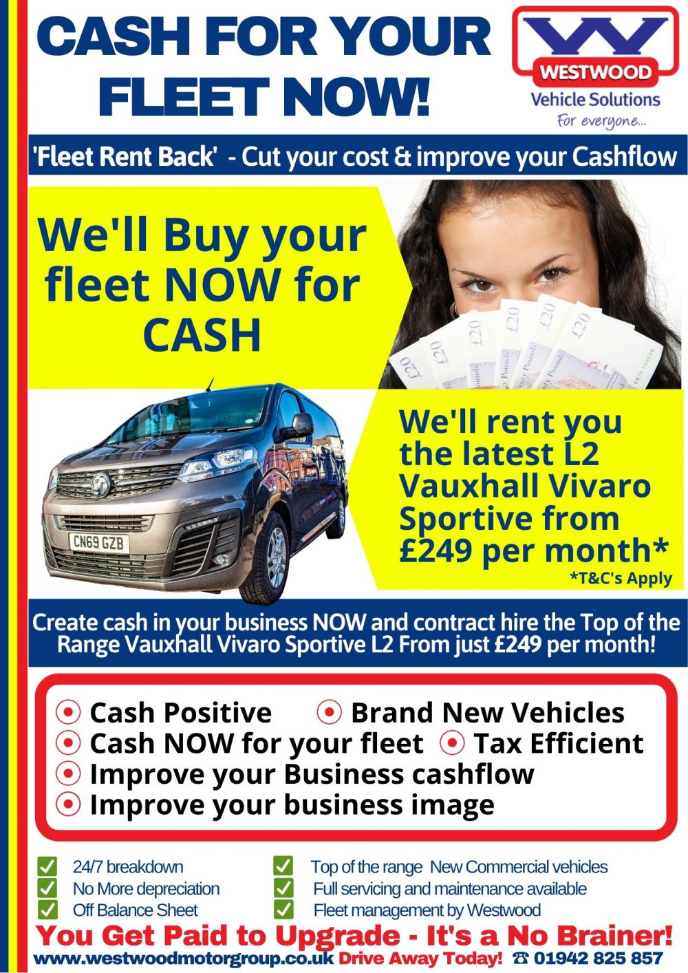 Fleet Swap Vauxhall Vivaro L2 Sportive