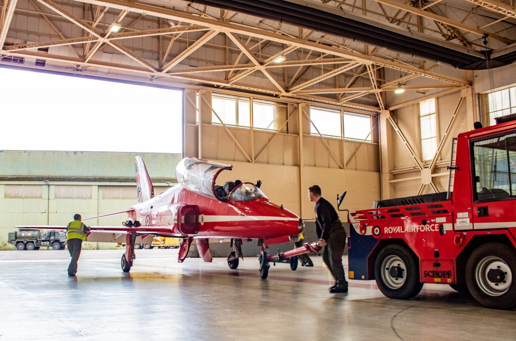 Red Arrows Jaguar Land Rover Ground Crew