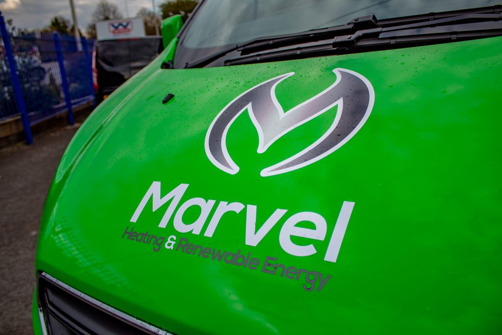 Marvel Heating New Logo