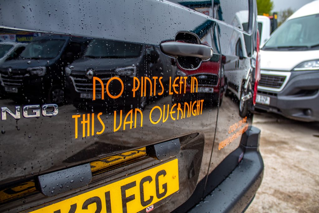 Escape Brewery free van signwriting