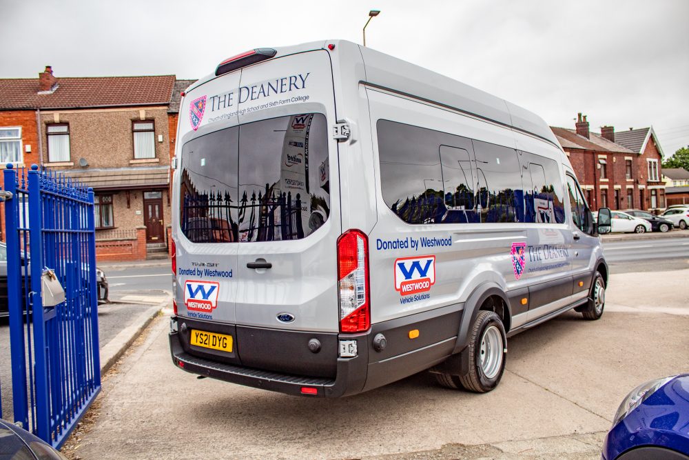 The Deanery School A 17 Seat Minibus For Wigan's Biggest School