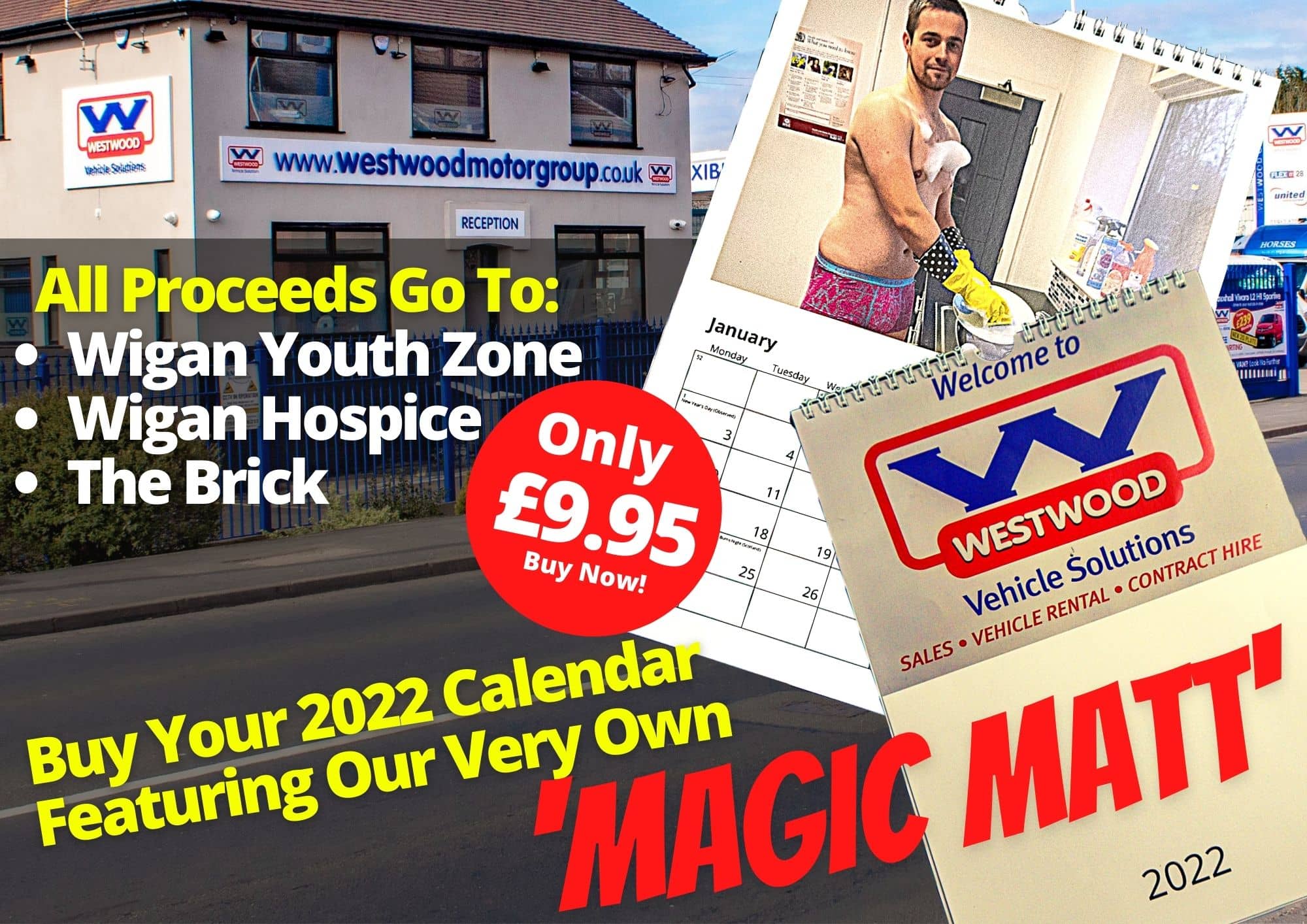 Westwood 2022 Calendar Charity Magic Matt