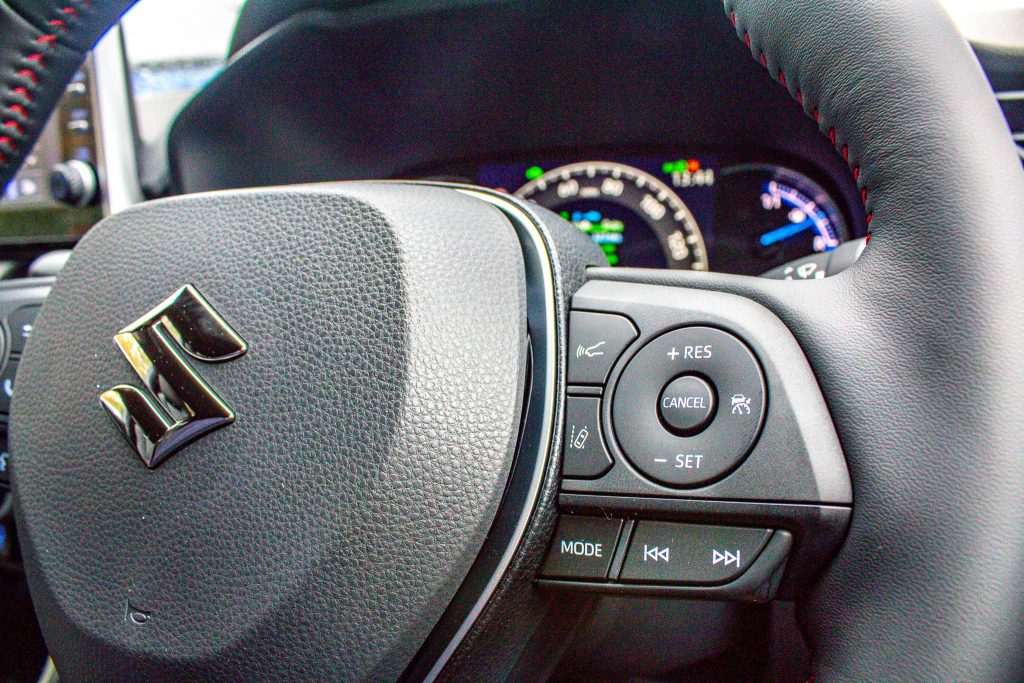 Suzuki Across Steering Wheel