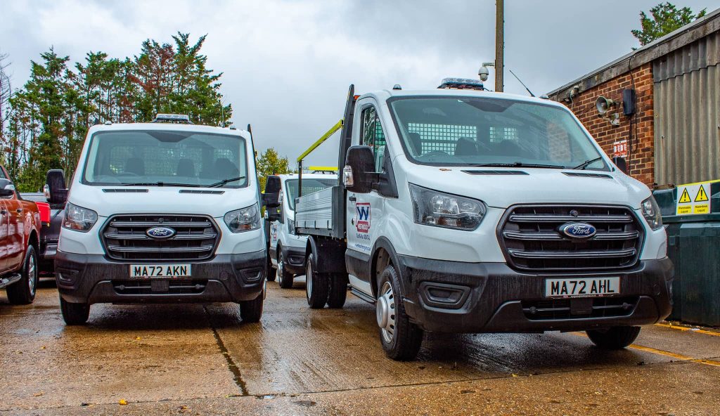 Ford transit tipper hire