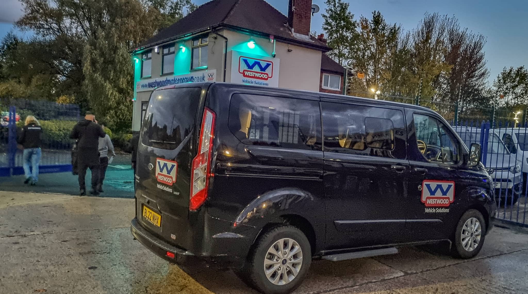 Westwood motor group minibus hire