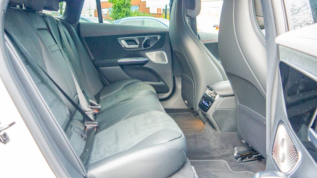 Mercedes rear seat passenger comfort
