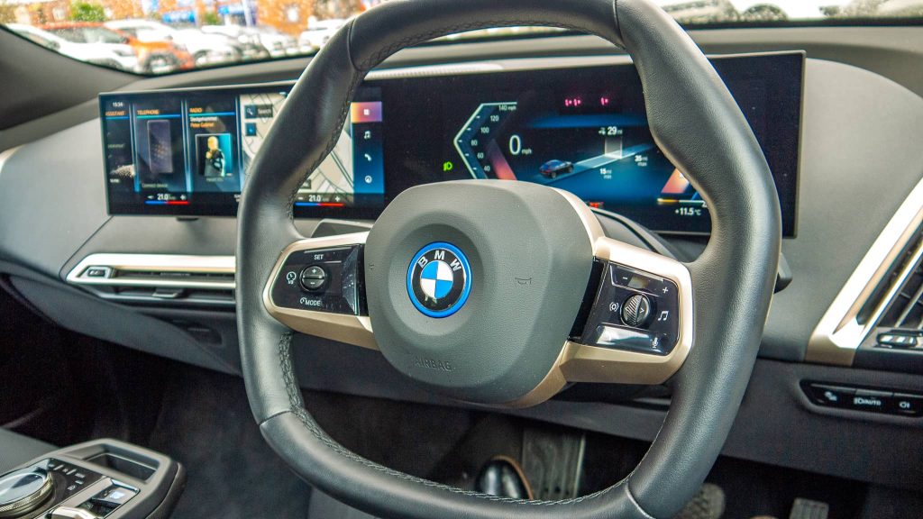BMW iX dashboard