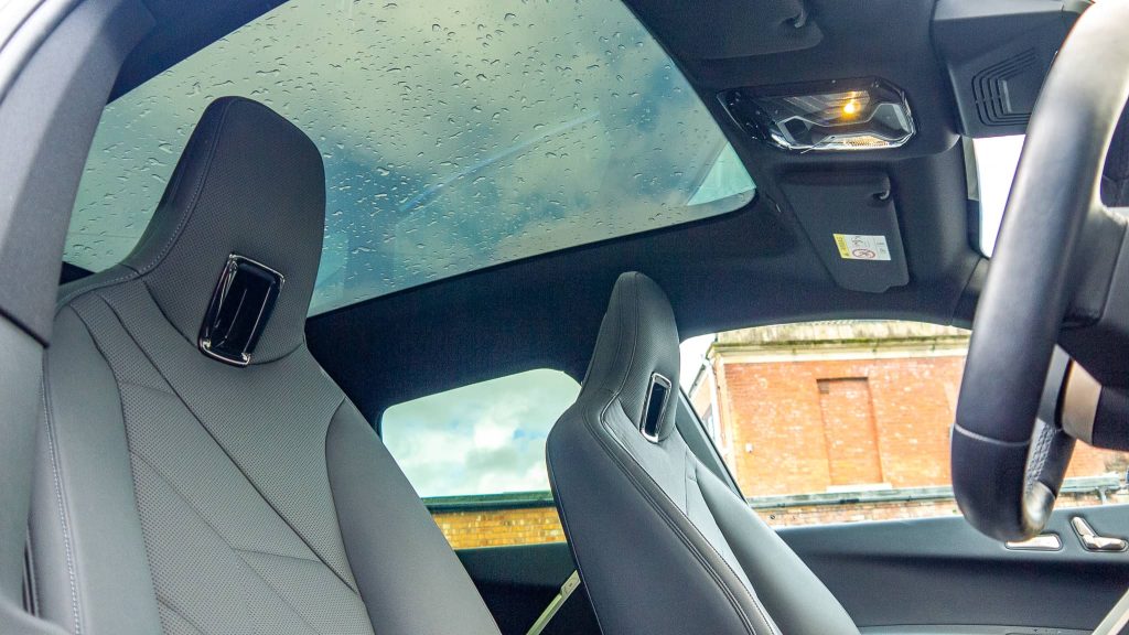 BMW iX panoramic sunroof