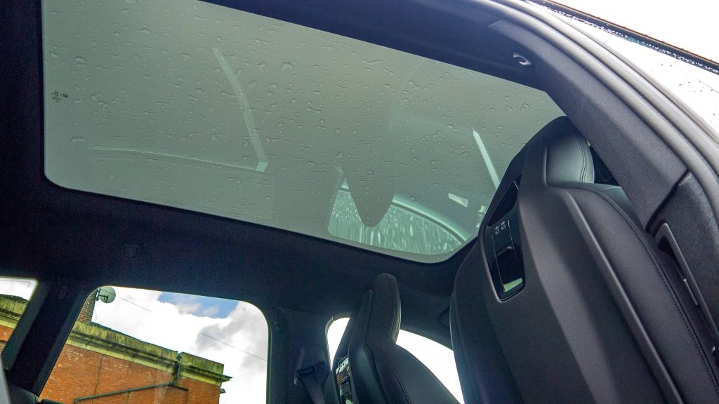 BMW iX panoramic sunroof electrochromatic