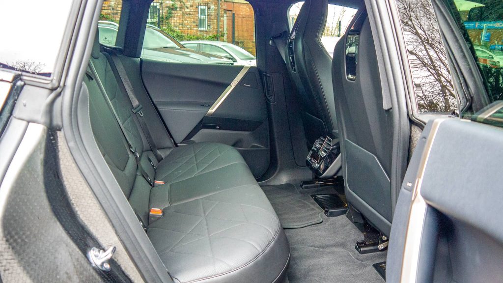 BMW iX rear cabin