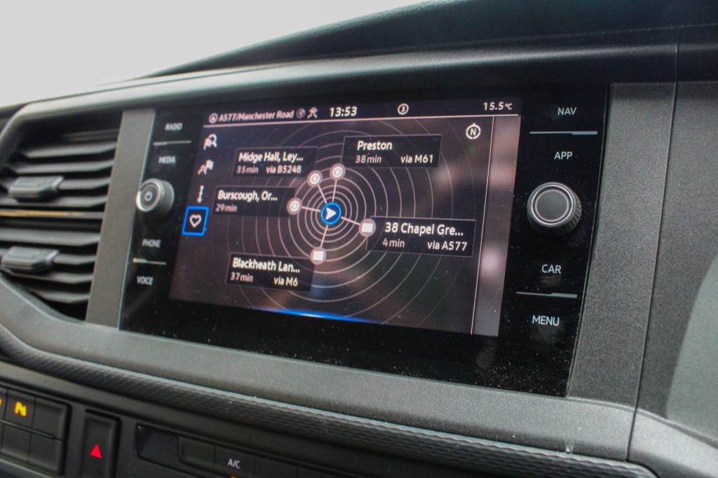 vw transporter SATNAV