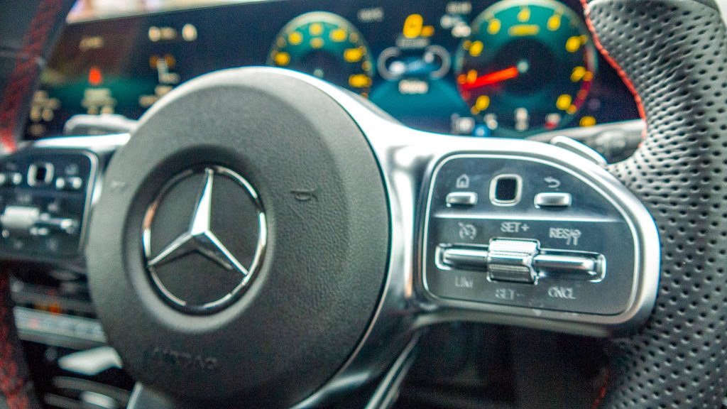 Mercedes CLA steering wheel