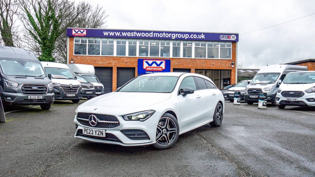 Mercedes CLA white