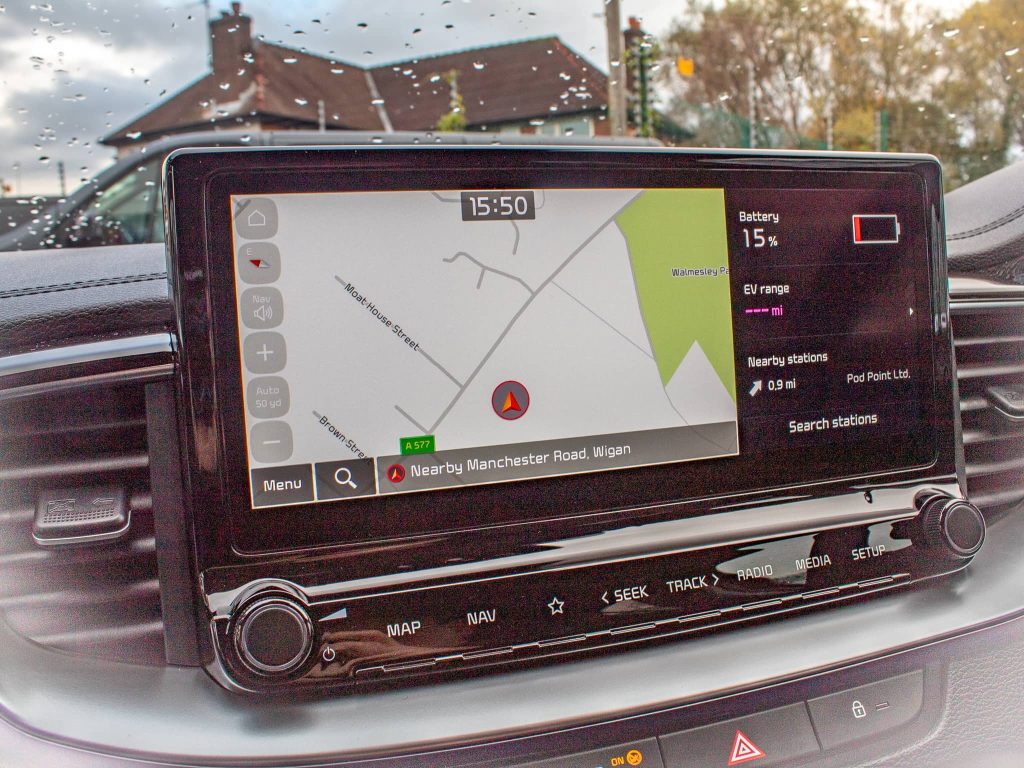 satellite navigation Kia Xceed