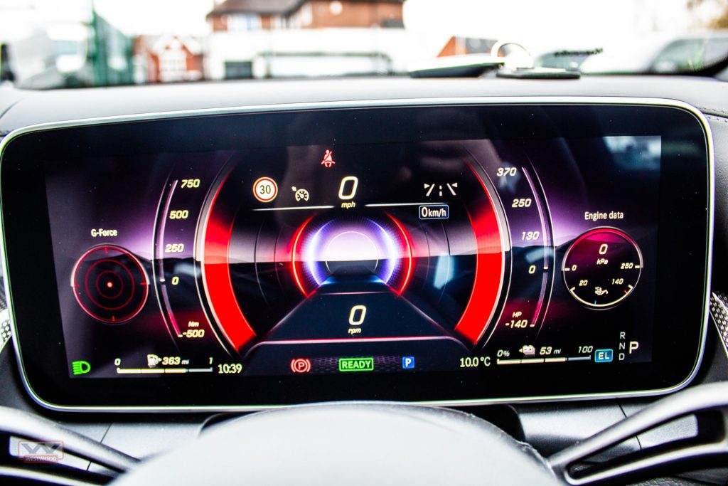 Mercedes GLC 300 driver display