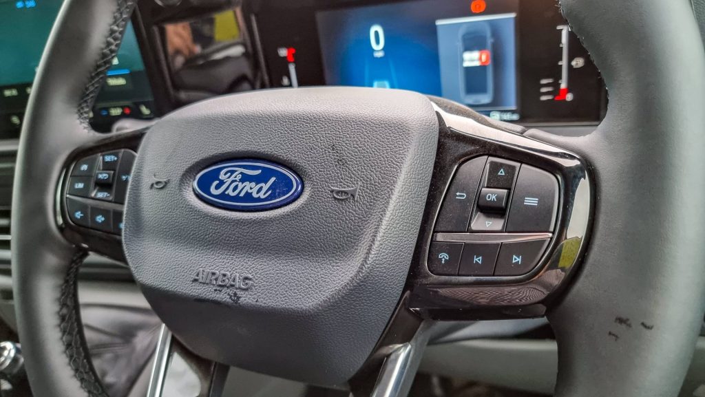 2024 Ford Transit steering wheel