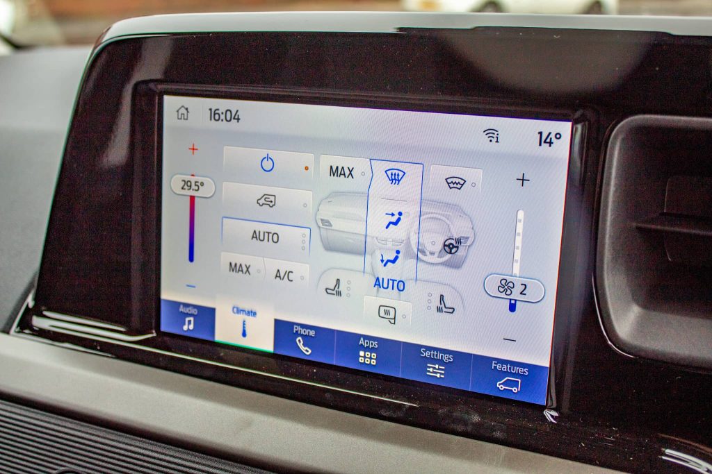 Ford Transit Courier Climate Control