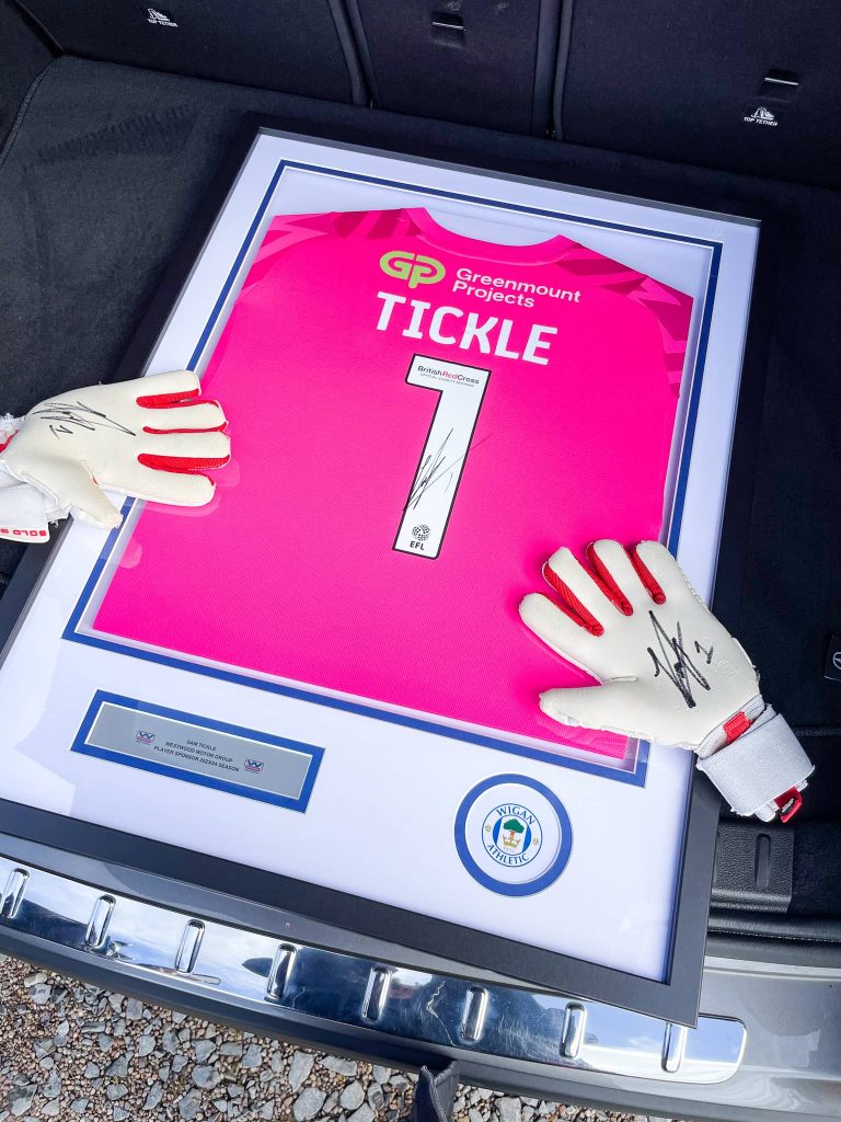 WAFC Sam Tickle Signed Gloves