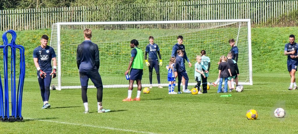 Wigan Athletic Training Day