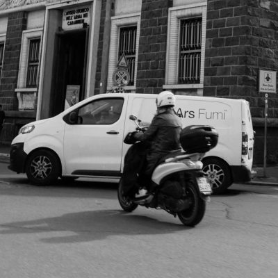 Crash for cash scams moped and van