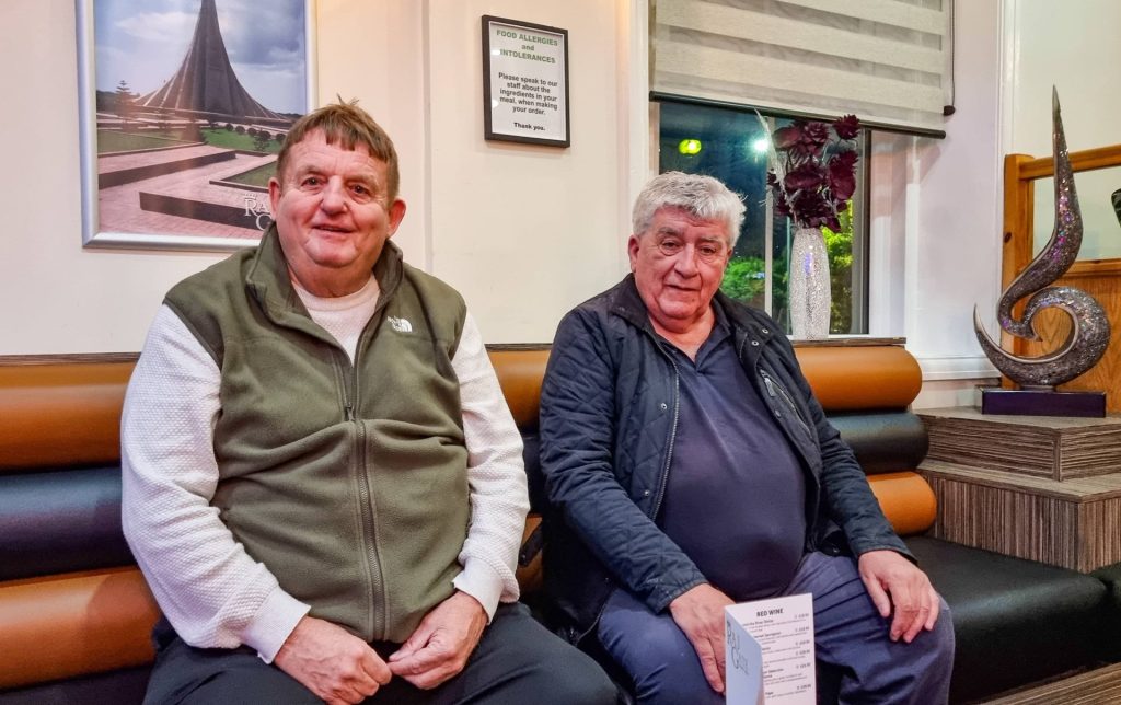 Mick Brannon and Les Edwards