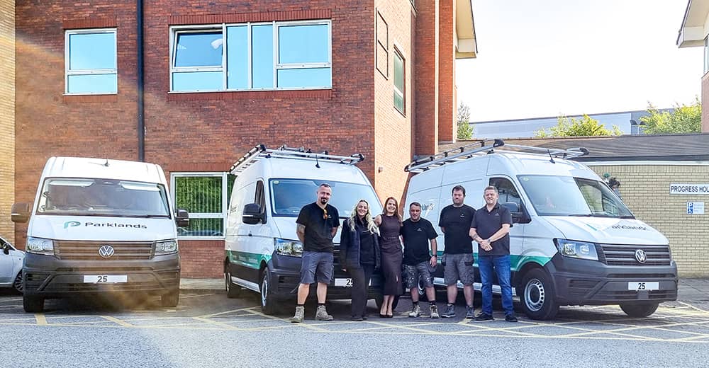 Parklands Services Wigan Van Hire Fleet