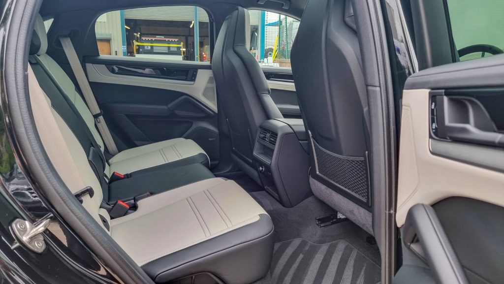 Porsche Cayenne rear seats