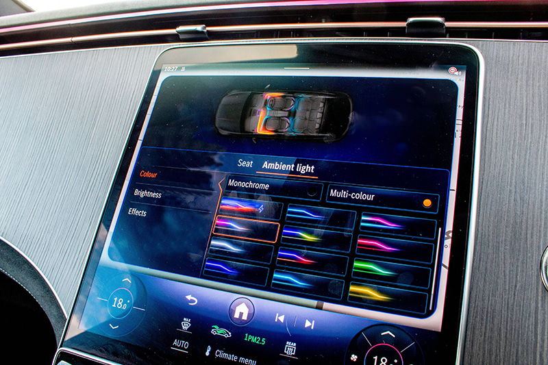 Ambient Lighting Mercedes EQE SUV