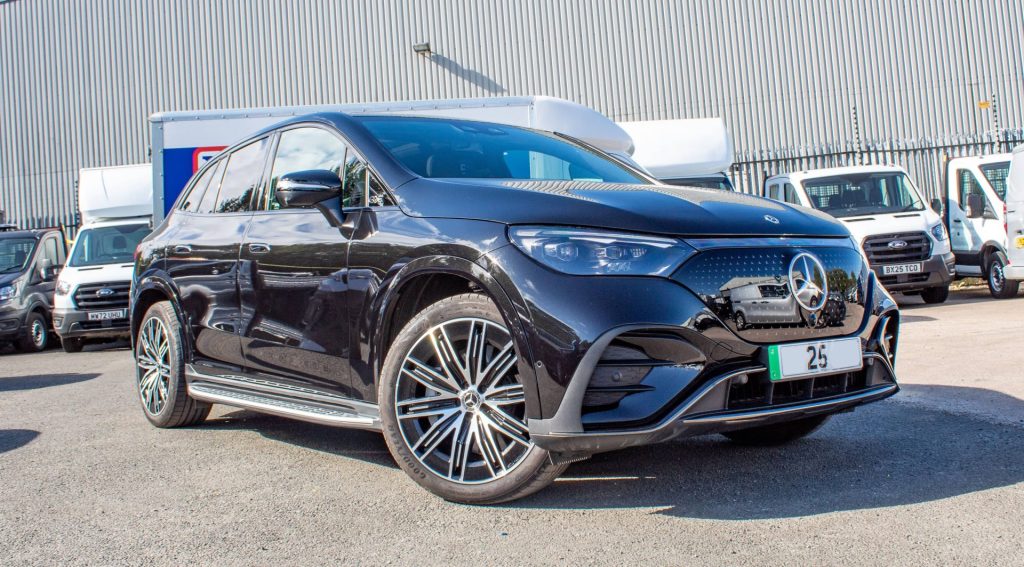 Mercedes EQE SUV electric car hire