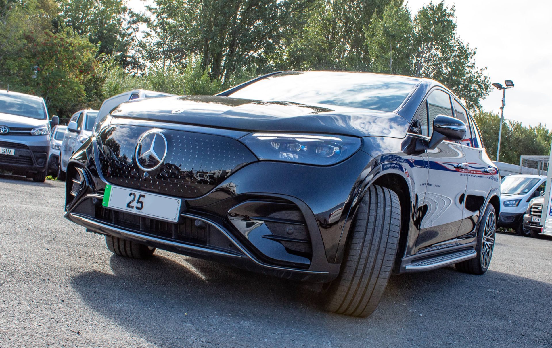 Mercedes EQE SUV electric car hire wigan