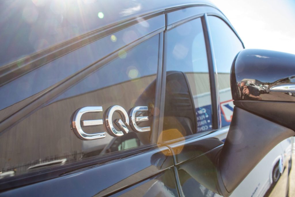 Mercedes EQE SUV wing mirror