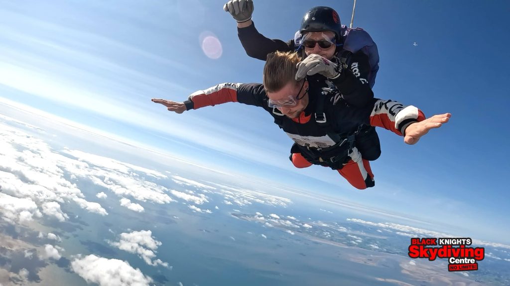 Westwood Skydive Jack Cowan Rental Executive Falling with style