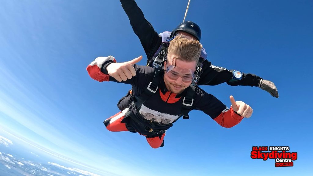 Westwood Skydive Jack Cowan Rental Executive Jonny Bravo