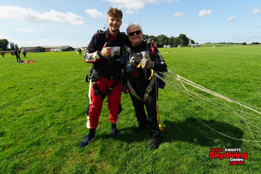 Westwood Skydive Jack Cowan Rental Executive landed safe