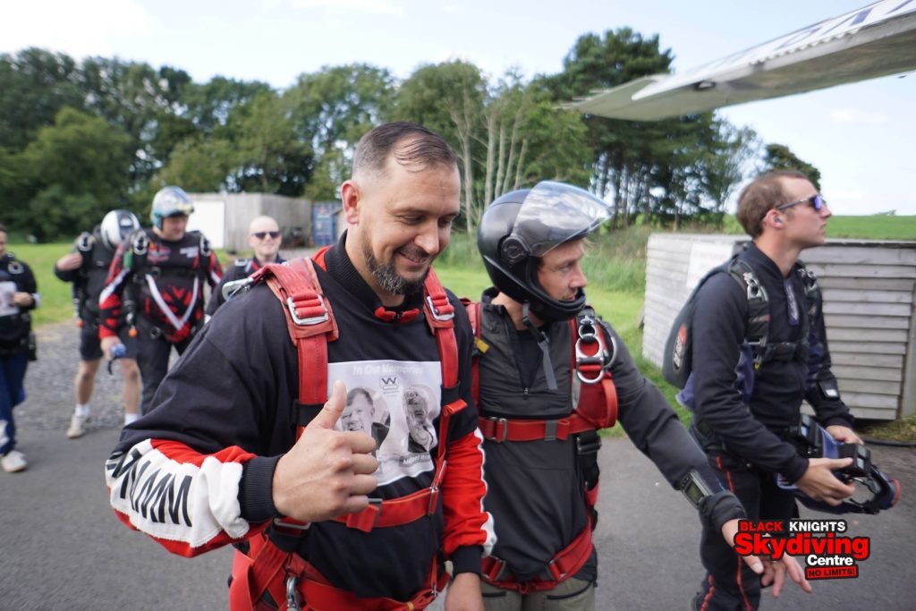 Westwood Skydive Kieron Hough Head Technician All aboard