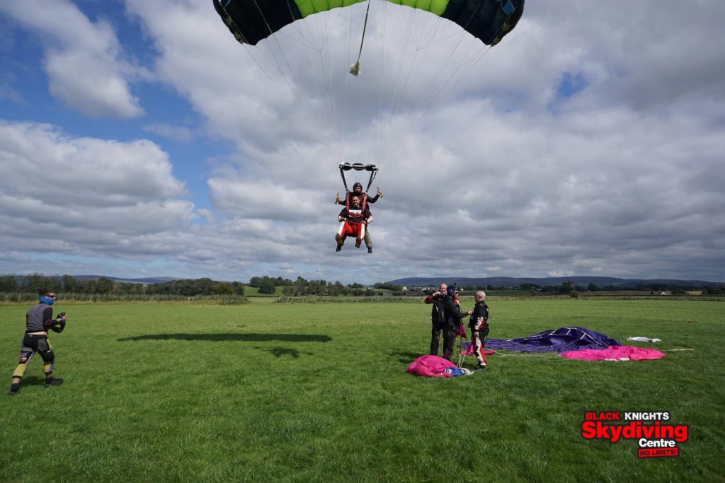 Westwood Skydive Kieron Hough Head Technician Landing