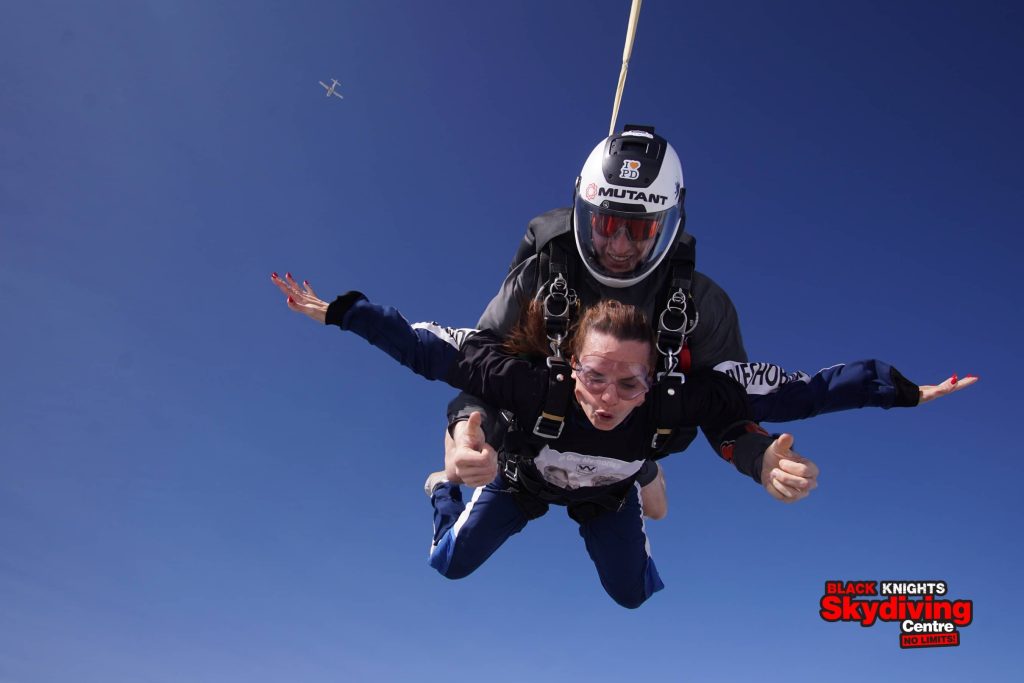 Westwood Skydive Laura Edwards Finance Director OMFG