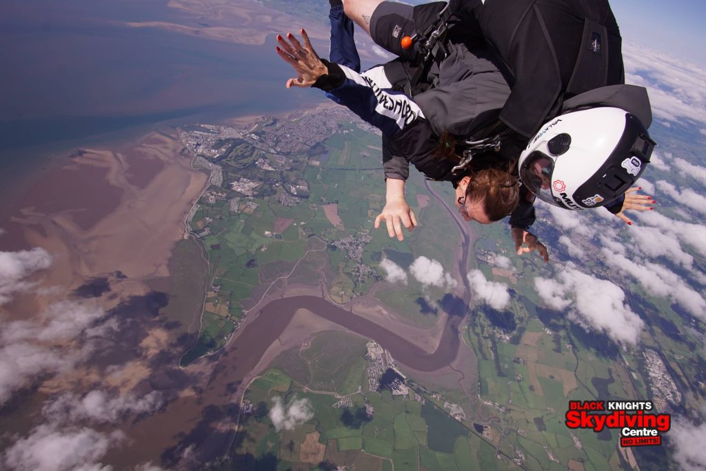 Westwood Skydive Laura Edwards Finance Director OMG OMG