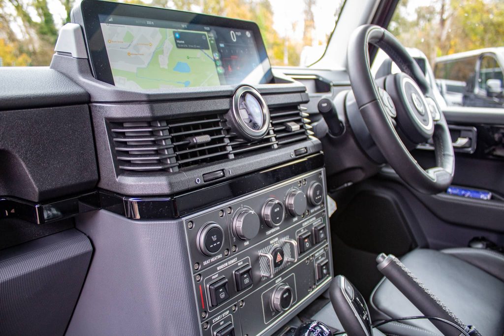 Ineos Grenadier Quartermaster centre console