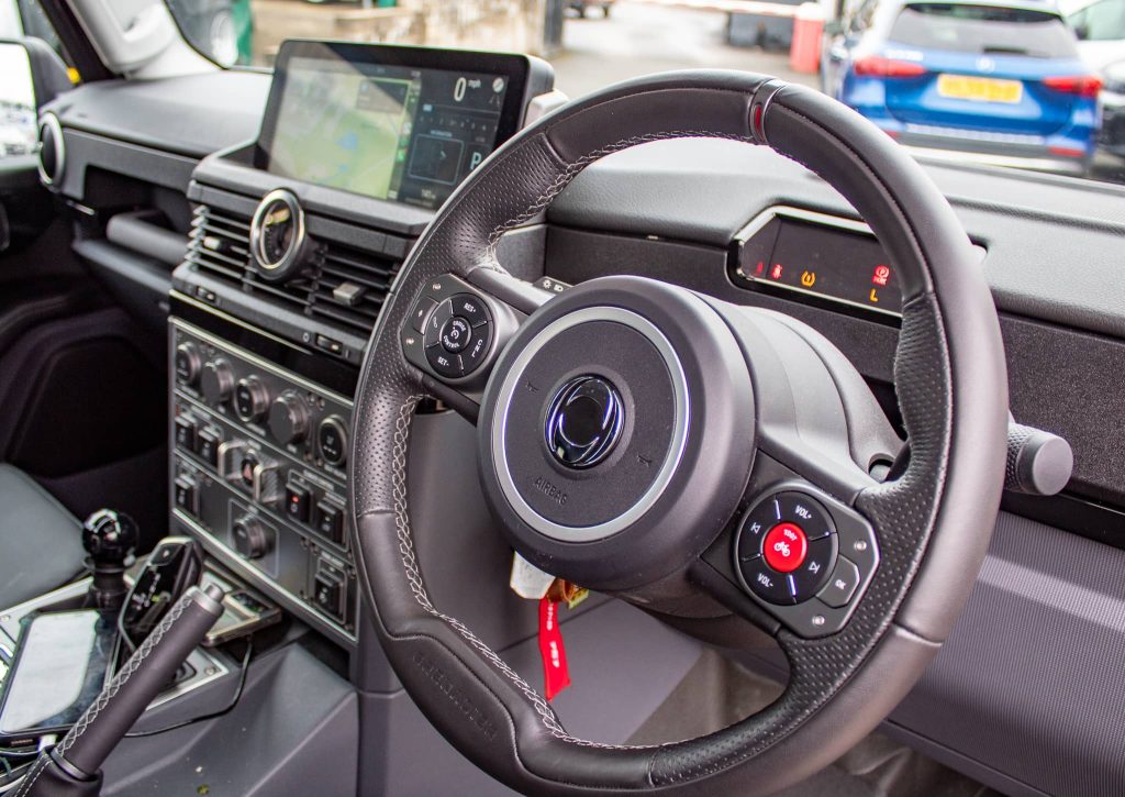 Ineos Grenadier Quartermaster dashboard