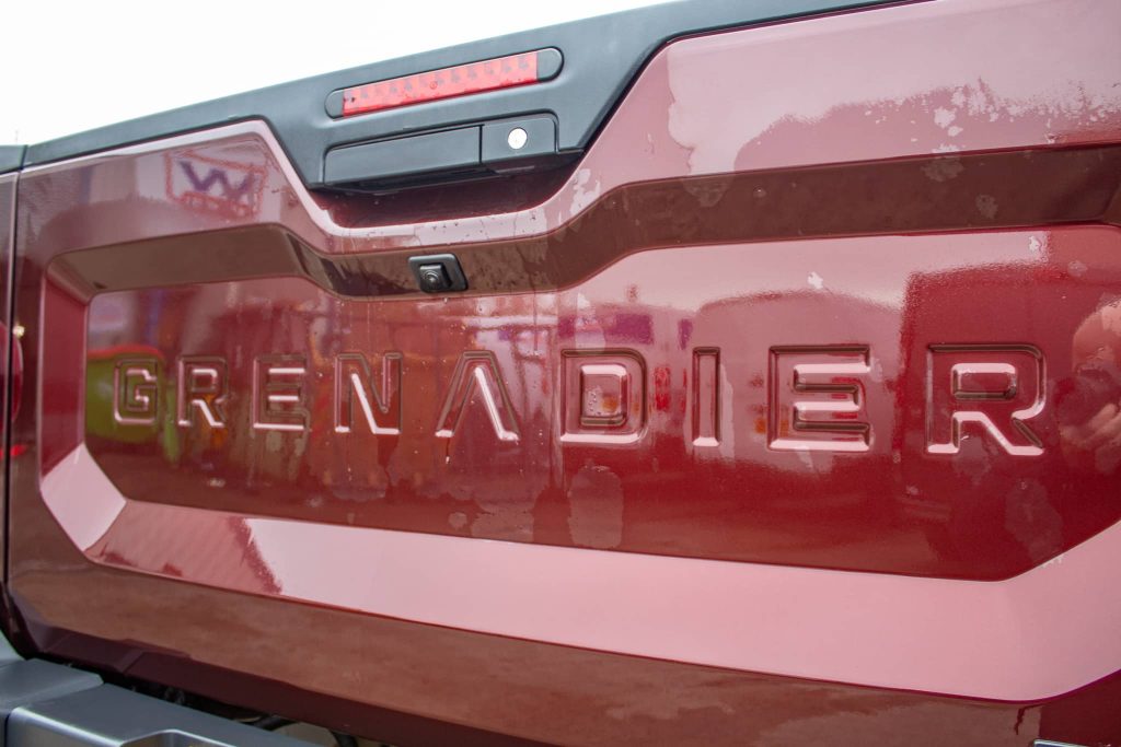 Ineos Grenadier Quartermaster nameplate