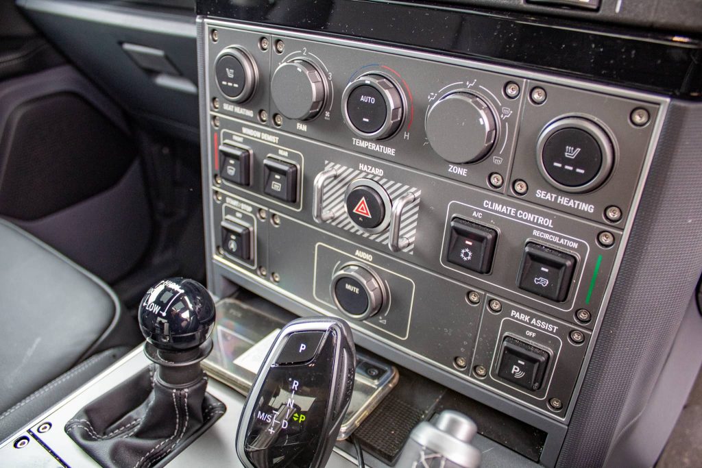 Ineos Grenadier Quartermaster physical buttons