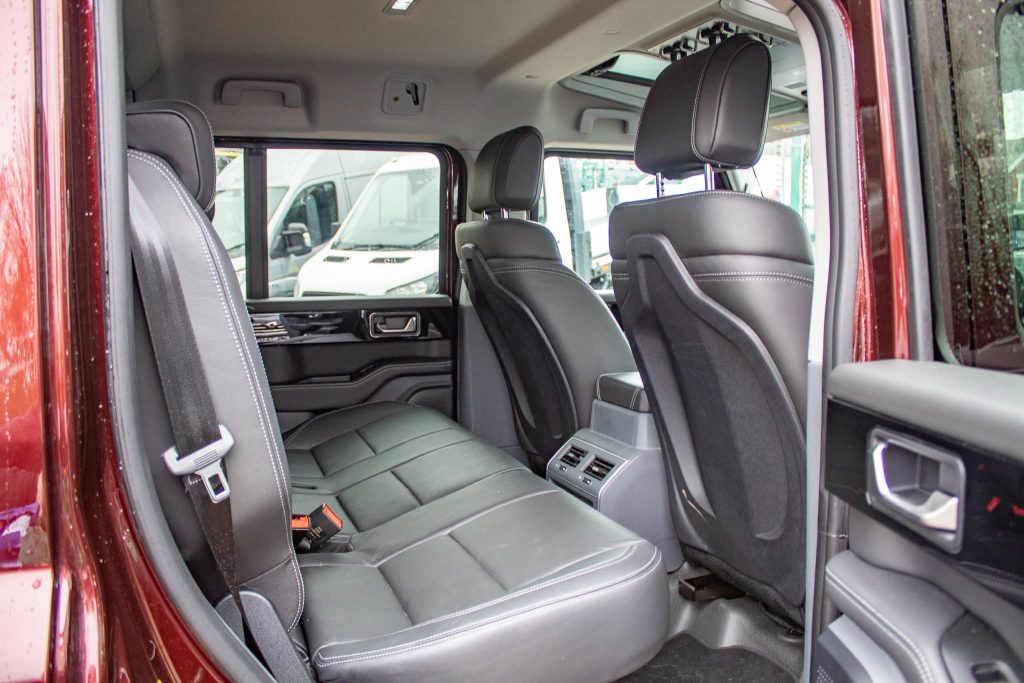 Ineos Grenadier Quartermaster rear seats
