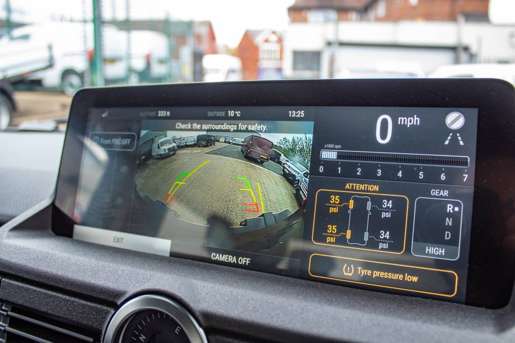 Ineos Grenadier Quartermaster reverse camera