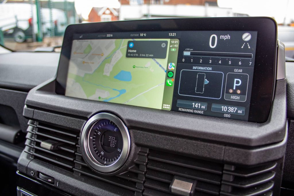 Ineos Grenadier Quartermaster satnav