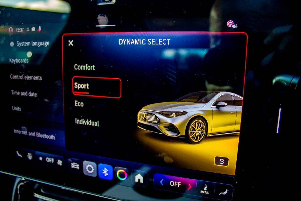 Mercedes CLA Electric 2025 Mode Select