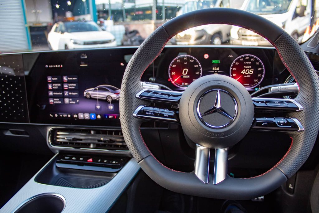 Mercedes CLA Electric Cockpit
