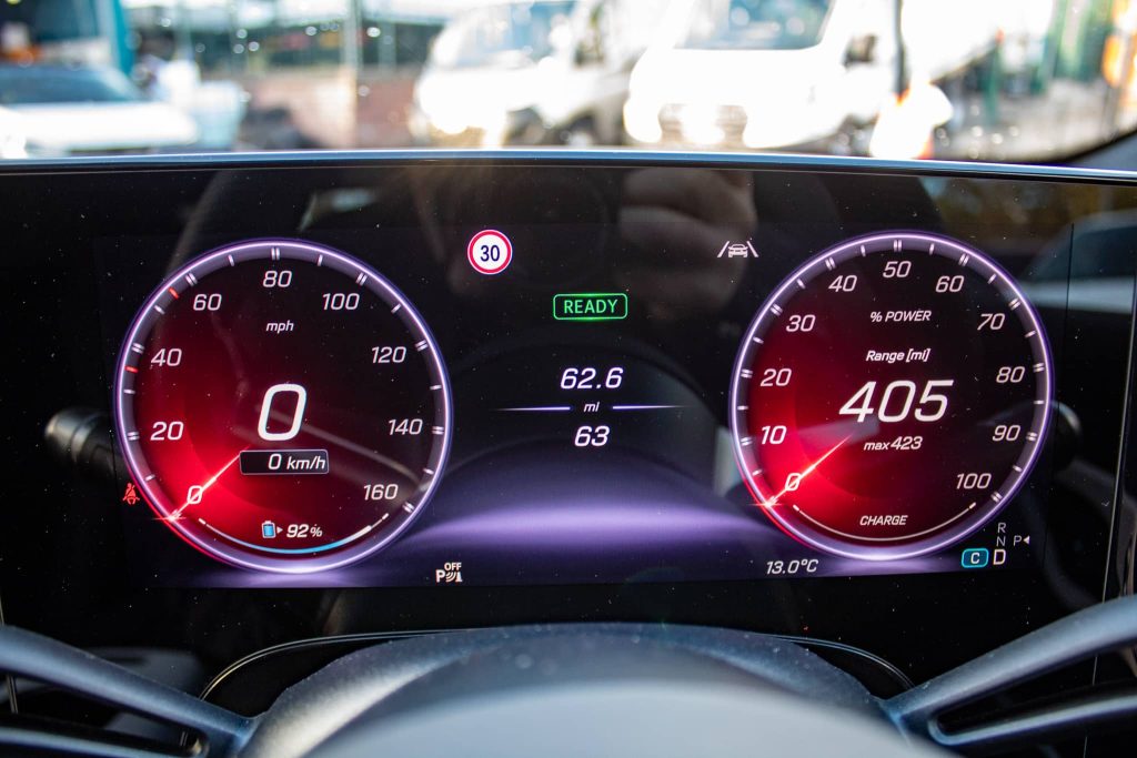 Mercedes CLA Electric Driver Instruments